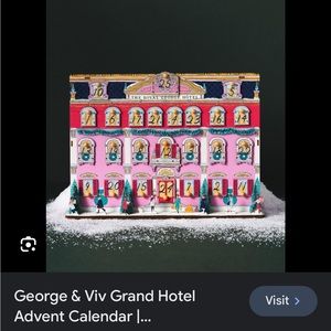 ISO Anthropologie George & Viv Grand Hotel Advent Calendar